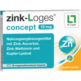 ZINK-LOGES koncept 15 mg enterálne obalené kapsuly, 30 ks
