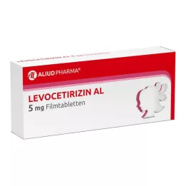 LEVOCETIRIZIN AL 5 mg filmom obalené tablety, 20 ks