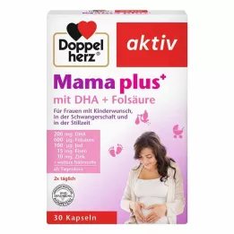 DOPPELHERZ Mum plus s DHAkapsulami + kyselina listová, 30 ks