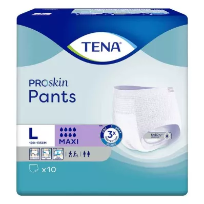 TENA Nohavice Maxi L na inkontinenciu, 10 kusov TENA Nohavice Maxi L na inkontinenciu, 10 kusov