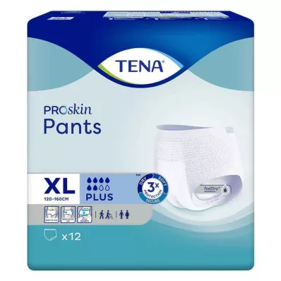 TENA Nohavice Plus XL Jednorazové nohavičky na inkontinenciu, 12 kusov TENA Nohavice Plus XL Jednorazové nohavičky na inkontinenciu, 12 kusov