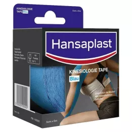 HANSAPLAST Športová kineziologická páska 5 cmx5 m modrá, 1 ks