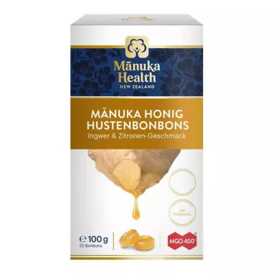 Manuka Health Mgo 400 + zázvorovo-citrónové lízanky, 100 g Manuka Health Mgo 400 + zázvorovo-citrónové lízanky, 100 g