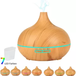 AROMA DIFFUSER Drevená konštrukcia s LED diódou, 1 ks