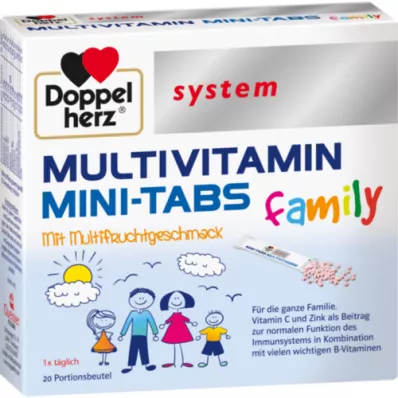 DOPPELHERZ Multivitamínový systém Mini-Tabs, 20 ks