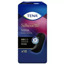 TENA SILHOUETTE Inlaye mini noir, 18 ks