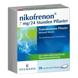 NIKOFRENON Transdermálna náplasť 7 mg/24 hodín, 28 ks