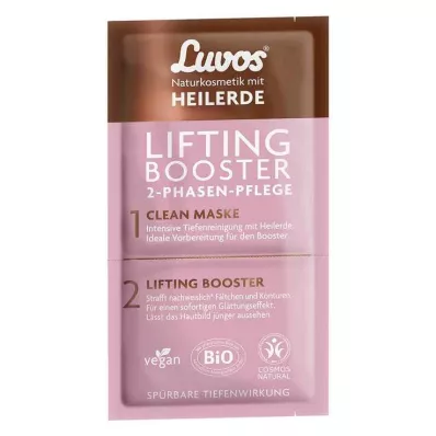 Luvos Healing Clay Lifting Booster & Clean Mask 2 + 7,5 ml, 1 P Luvos Healing Clay Lifting Booster & Clean Mask 2 + 7,5 ml, 1 P