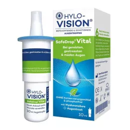 HYLO-VISION Očné kvapky SafeDrop Vital, 10 ml