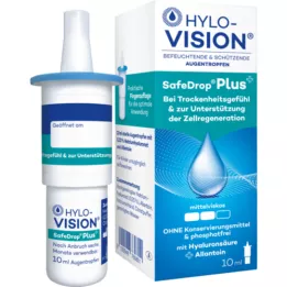 HYLO-VISION Očné kvapky SafeDrop Plus, 10 ml