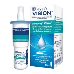 HYLO-VISION Očné kvapky SafeDrop Plus, 10 ml