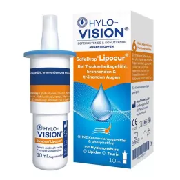 HYLO-VISION Očné kvapky SafeDrop Lipocur, 10 ml