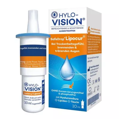 HYLO-VISION® SafeDrop® Lipocur® očné kvapky, 10 ml