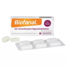 BIOFANAL na vaginálnu mykózu 100 000 I.U. vaginálnych tabliet, 6 ks