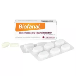 BIOFANAL na vaginálnu mykózu 100 000 I.U. vaginálnych tabliet, 12 ks