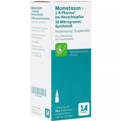 MOMETASON 1A Phar.b.Hay fever 50μg/Spr.shock 140, 18 g