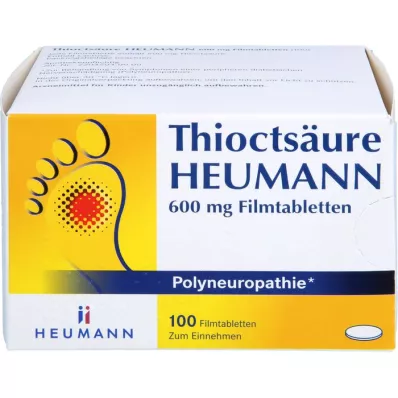 THIOCTSÄURE HEUMANN 600 mg filmom obalené tablety, 100 ks