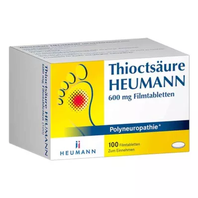 THIOCTSÄURE HEUMANN 600 mg filmom obalené tablety, 100 ks