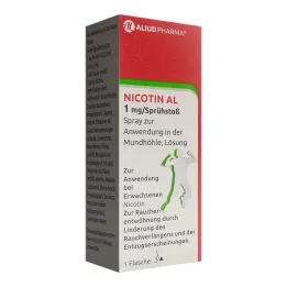 NICOTIN AL 1 mg/sprej na orálne použitie, 1 ks