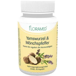 YAMSWURZEL &amp; MÖNCHSPFEFFER Floramed Capsules, 60 kapsúl