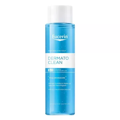 EUCERIN DermatoCLEAN Hyal.Miz.čistiaci fluid 3v1, 400 ml