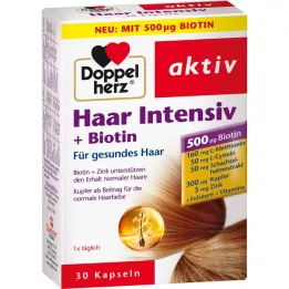 DOPPELHERZ Hair Intensive+Biotin Capsules, 30 kapsúl