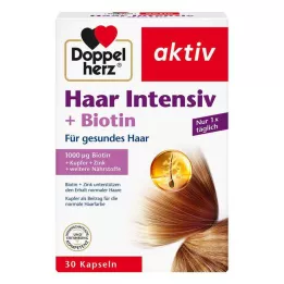 DOPPELHERZ Hair Intensive+Biotin Capsules, 30 kapsúl