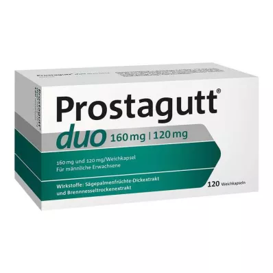 Prostagutt duo 160 mg/120 mg mäkké kapsuly, 120 ks