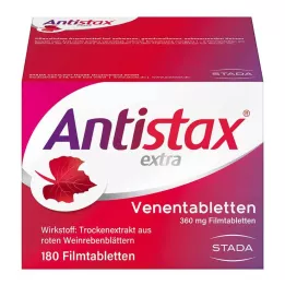 ANTISTAX extra žilové tablety, 180 ks