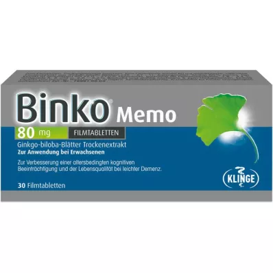BINKO Memo 80 mg filmom obalené tablety, 30 ks