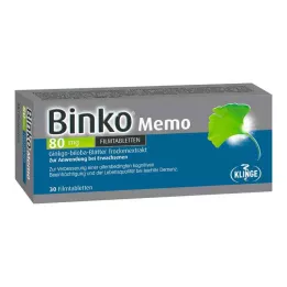 BINKO Memo 80 mg filmom obalené tablety, 30 ks