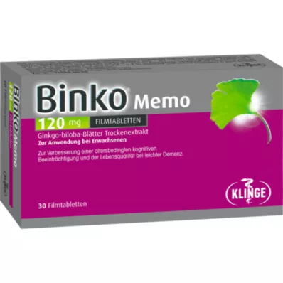 BINKO Memo 120 mg filmom obalené tablety, 30 ks