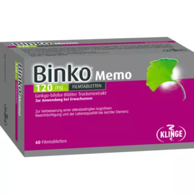 BINKO Memo 120 mg filmom obalené tablety, 60 ks