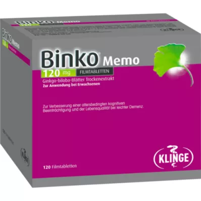 BINKO Memo 120 mg filmom obalené tablety, 120 ks