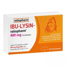 IBU-LYSIN-ratiopharm 400 mg filmom obalené tablety, 20 ks