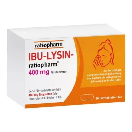 IBU-LYSIN-ratiopharm 400 mg filmom obalené tablety, 50 ks