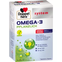 DOPPELHERZ Kapsule bylinného systému Omega-3, 120 kapsúl