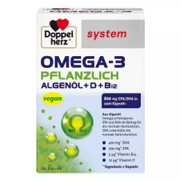 DOPPELHERZ Kapsule bylinného systému Omega-3, 120 kapsúl