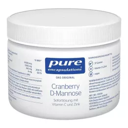 PURE ENCAPSULATIONS Brusnicová D-manóza v prášku, 37 g