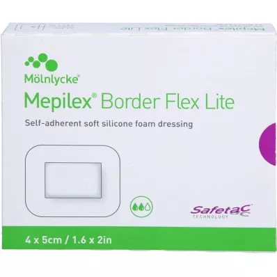 MEPILEX Penový obväz Border Flex Lite 4x5 cm, 10 ks