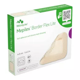 MEPILEX Penový obväz Border Flex Lite 4x5 cm, 10 ks