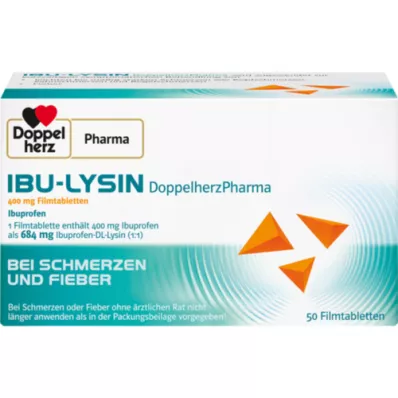 IBU-LYSIN DoppelherzPharma 400 mg filmom obalené tablety, 50 ks