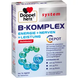 DOPPELHERZ Tablety systému B-Complex, 60 ks