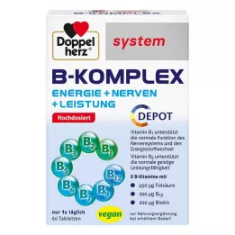 DOPPELHERZ Tablety systému B-Complex, 60 ks