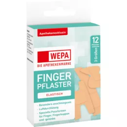 WEPA Zmes náplastí na prsty 3 veľkosti, 12 ks