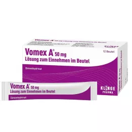 VOMEX 50 mg perorálny roztok vo vrecúšku, 12 ks