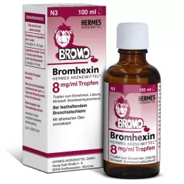BROMHEXIN Hermes Arzneimittel 8 mg/ml kvapky, 100 ml