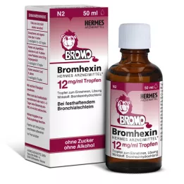 BROMHEXIN Hermes Arzneimittel 12 mg/ml kvapky, 50 ml
