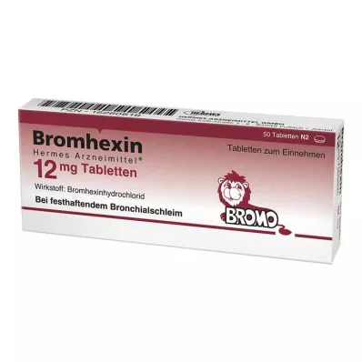 Bromhexine HERMES Medicines® 12 mg tablety, 50 ks