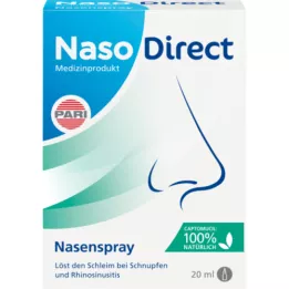 NASODIRECT Nosový sprej s kaptomucilom, 20 ml